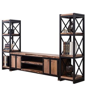 NEO-300670T-Metal-Ahşap-Tv-Ünitesi-Kitaplık-1