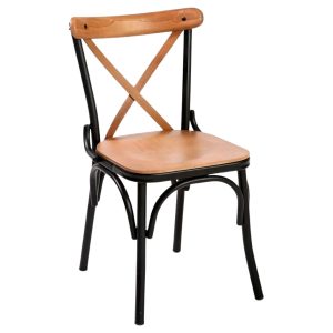 Metal Thonet Sandalye Çapraz Sırtlı NEO-250137T