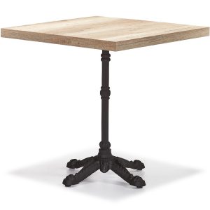 NEO-250242T-Kare-Mdf-Lam-Masa-Döküm-Ayaklı-70x70cm
