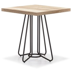NEO-250244T-Kare-Mdf-Lam-Masa-Metal-Ayaklı-70x70cm