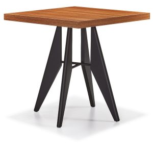 NEO-250250T-Kare-Mdf-Lam-Masa-Metal-Dört-Ayaklı-70x70cm