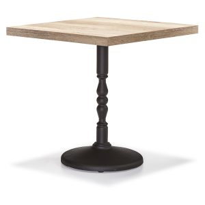 NEO-250253T-Kare-Mdf-Lam-Masa-Metal-Dekoratif-Ayaklı-70x70cm