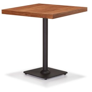 NEO-257247T-Kare-Meşe-Kaplama-Masa-Metal-Ayaklı-70x70cm
