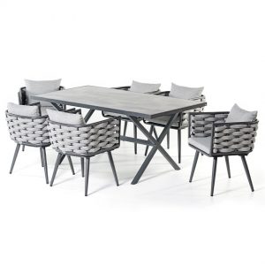 Aluminyum Orgu Masa ve Sandalyeler NEO-880075T