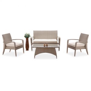 Bahce Veranda Rattan Oturma Seti NEO-880092T