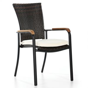 Metal Ayakli Rattan Sandalye NEO-880009T