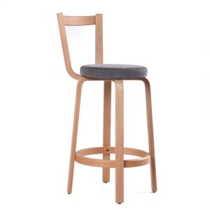 Modern Ahsap Bar Sandalyesi NEO-770024T