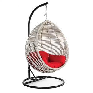 Rattan Metal Ayakli Tek Kisilik Salincak NEO-880109T