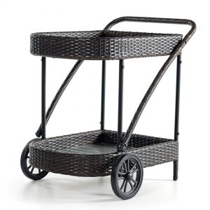 Rattan Tekerlekli Servis Arabasi NEO-880117T