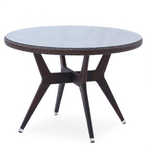 Yuvarlak Bahce Rattan Masa 90cm NEO-880034T