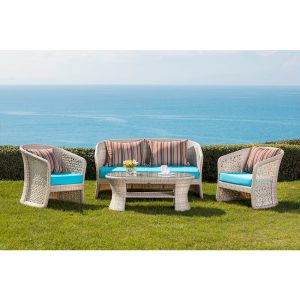 Yuvarlak Sirtli Rattan Oturma Grubu NEO-880089T