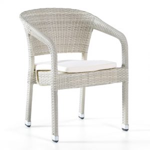 Yuvarlak Sirtli Rattan Sandalye NEO-880008T
