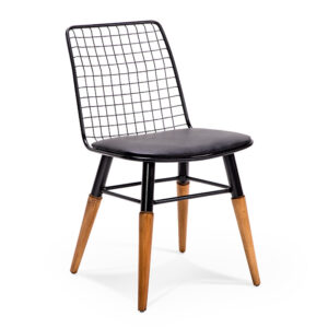 Ahşap Ayaklı Kafes Sandalye NEO-120013T