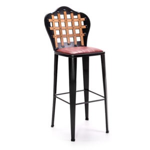 Sırtlı Metal Bar Sandalyesi NEO-120025T