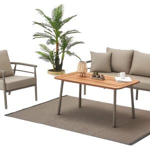 Alüminyum Detaylı Oturma Grubu NEO-250012T