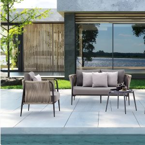 Yuvarlak Sırt Bahçe Oturma Grubu NEO-750063T