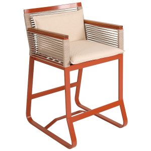 Ahşap Örgü Bar Sandalyesi NEO-780057T