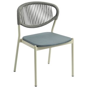 Fileli Örgü Cafe Metal Sandalye NEO-250229T
