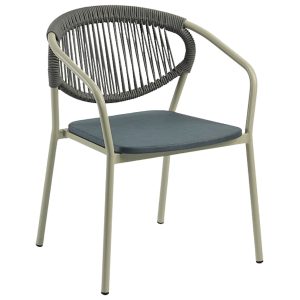 Kollu Fileli Örgü Cafe Sandalye NEO-251229T