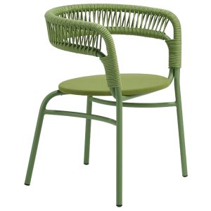 Örgülü Yuvarlak Cafe Sandalye NEO-250230T